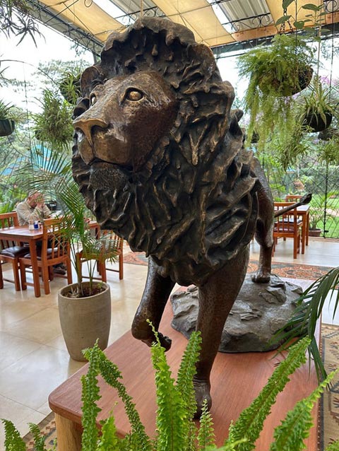 Sculpture Garden at Matbronze Café 